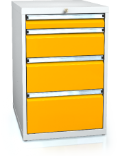 Unterbaublöcke für Werkbänke 840 x 555 x 600 - 4x Schubladen